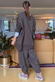 Made in Italy Lagenlook Chill Sweatshirt Coffee Bean **